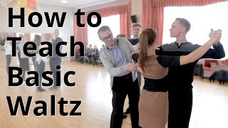 Workshop  How to do Basic Waltz for Beginners Ballroom Dance [upl. by Tnerb441]