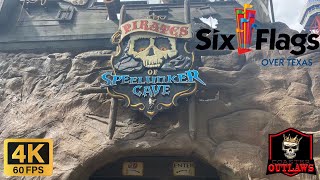 4K 60FPS Pirates Of Speelunker Cave OnRide POV Six Flags Over Texas [upl. by Jennee]