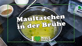 Maultaschen in der Brühe 💚🍲🥣  Rezept zum Nachkochen [upl. by Eetnuahs]