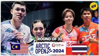 Supak JOMKOHSapsiree TAERATTANACHAI vs TanLai  Arctic Open 2024 Badminton [upl. by Reerg]