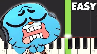 Balls In Yo Jaws  EASY Piano Tutorial [upl. by Elpmet]