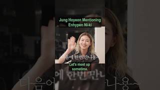 Jung Hoyeon’s Reaction to Being Niki’s Lookalike junghoyeon niki enhypen [upl. by Sandstrom421]