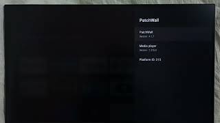 Mi TV Stick  How to Find Version of PatchWall OS [upl. by Philander]