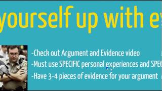 Argument Essay The Basics [upl. by Netty]