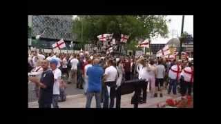 Birmingham EDL demonstration in the city Jul 2013 [upl. by Oys219]