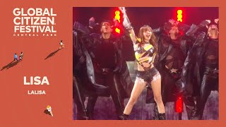 LISAs performance of LALISA ignites Central Park  Global Citizen Festival NYC 2024 [upl. by Idroj398]