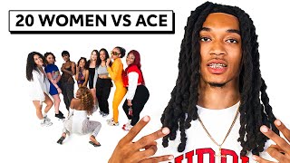 20 WOMEN VS 1 TIKTOKER ACEMARLEY [upl. by Yvaht]