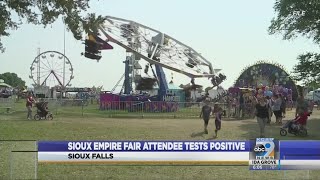 Sioux Empire Fair Attendee Tests Positive [upl. by Daus]