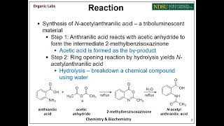 Triboluminescence  Organic Chemsitry Labs  Chem 341L [upl. by Marje339]