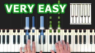 Rudolph The Red Nosed Reindeer  Piano Tutorial VERY EASY  How To Play Synthesia [upl. by Medorra]