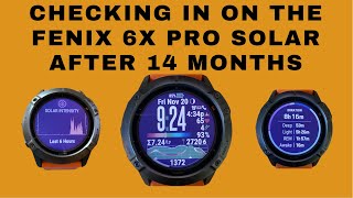 Garmin Fenix 6X Pro Solar After 14 Months [upl. by Korff]