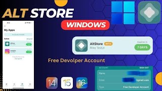 Install altstore using windows PC  All iPhone Models  Easy Guide [upl. by Adnalro]