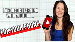 LingoTube Language Learning with YouTube Mobile  how to use LLY on your phone [upl. by Tabib]