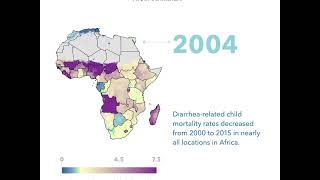 IHME  Diarrhea Study  Childhood Diarrheal Disability and Death in Africa 2000–2015 [upl. by Adyeren]