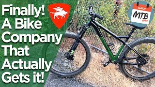 A DoItAll Hardtail That You Get To Customize  Van Dessel Gnarzan Bike Check amp Review [upl. by Aneekat964]