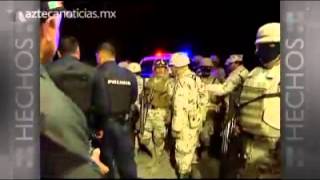 Militares agreden a policías municipales de Tijuana [upl. by Barclay]