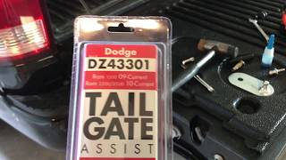 DZ43301 Tailgate Assist Step By Step Instructions Dodge Ram 1500 2500 amp 3500 09Current [upl. by Mellins]