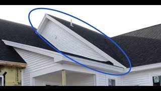 How to install vinyl siding over a roof [upl. by Lipson]