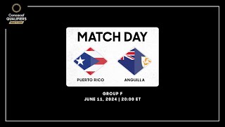 Puerto Rico vs Anguilla  Concacaf Qualifiers  Road to 2026 [upl. by Gilder787]