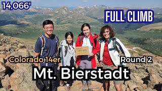 Mt Bierstadt  Full Climb Round 2  Colorado 14ers Podcast [upl. by Ydnahs711]