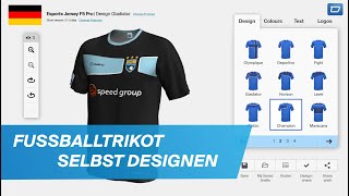 Fußballtrikot erstellen Dein Trikot selbst gestalten mit dem owayoKonfigurator [upl. by Marabelle]