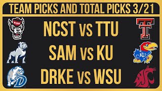 College Basketball Picks amp Predictions Today 32124  NCAAB Picks Today [upl. by Annavas]