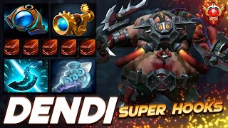 Dendi Pudge Super Hooks  Dota 2 Pro Gameplay Watch amp Learn [upl. by Marr]