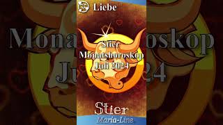 Stier LIEBE ❤️ Horoskop Juli 2024 [upl. by Rostand]