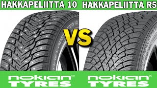 Studded vs Studless Nokian Hakkapeliitta 10 vs Nokian Hakkapeliitta R5 2024 REVIEW [upl. by Ellwood]