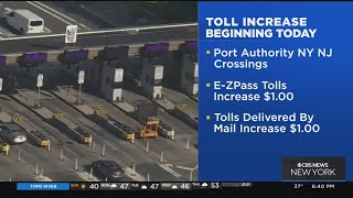 Port Authority toll increase begin Sunday [upl. by Llevron]