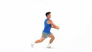 Backward lunge with medicine ball twist [upl. by Noside]