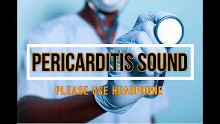 Pericarditis Sound  Pericarditis noise Pericarditis Friction Rub [upl. by Noseaj]