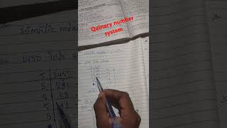 Decimal in to quinary number system  maths solution  exam oriented question viralvideo [upl. by Xyno]