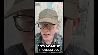 SOL fees Payment Problem is a long history 😢 dusol  du sol payment problem [upl. by Aryajay]