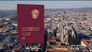 Der neue Österreichische Reisepass  The new Austrian passport [upl. by Noiek]