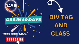 CSS DIV CLASS IN TAMILHTML CSS USING DIV TAG [upl. by Rehtae]