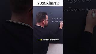 🔢¡La manera más fácil de calcular 7 dividido entre 333 ✨ [upl. by Onileba989]