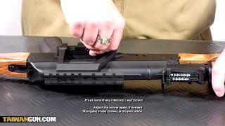 How to attach and adjust the mount for AK  Airsoft Manuals [upl. by Annyrb531]