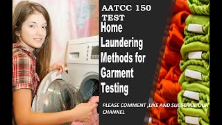 AATCC  150 Dimensional Changes of Garments after Home Laundering [upl. by Lorain143]