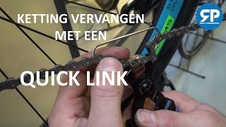 Zo vervang of repareer je een ketting met een quick missing link [upl. by Raskind749]