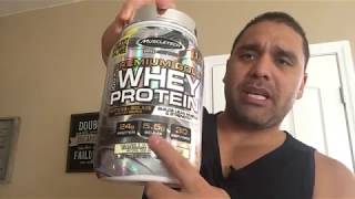 Muscletech Premium Gold 100 Whey Product Review Vanilla Ice Cream [upl. by Anai]