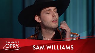 Sam Williams  quotThe World Alonequot  Live at the Grand Ole Opry [upl. by Emarej]