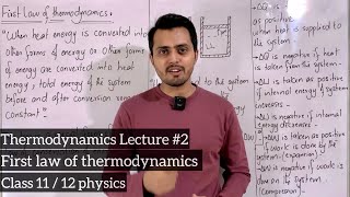 First law of thermodynamics  class 1112 physics [upl. by Fedirko398]