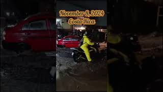 November 8 2024 Costa Rica Flooding and landslides caused by heavy rainfall [upl. by Warfourd]