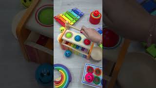 🌈 Xylophone🔨Balls 🌈 Hammer xylophone dominogirl satisfying [upl. by Akkire]