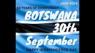 BOTSWANA INDEPENDENCE CELEBRATION 2024 HONOURING OUR PRESIDENTS PHOTO VIDEO 19662024 30 SEPTEMBER [upl. by Daveta315]