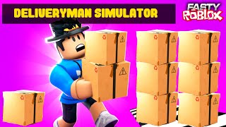 Roblox Deliveryman Simulator From zero to 550 rebirths [upl. by Nylzaj]