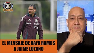 MENSAJE de RAFA RAMOS AL JIMMY “QUÍTATE LAS HEROICIDADES” México no debe proponer  Raza Deportiva [upl. by Fisoi]