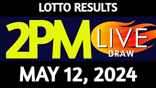 Lotto Result Today 200 pm draw May 12 2024 Sunday PCSO LIVE [upl. by Enenaej]