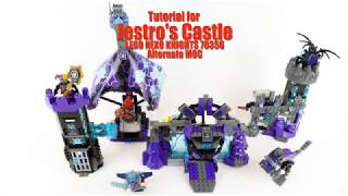 Jestros Castle Tutorial  LEGO Nexo Knights 70356 Alternate MOC [upl. by Sussi]